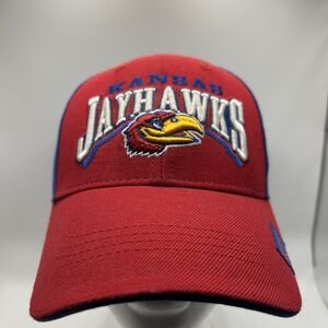 Top Of The World Mens Hat One Size Blue Kansas Jayhawks Basketball Strap Back